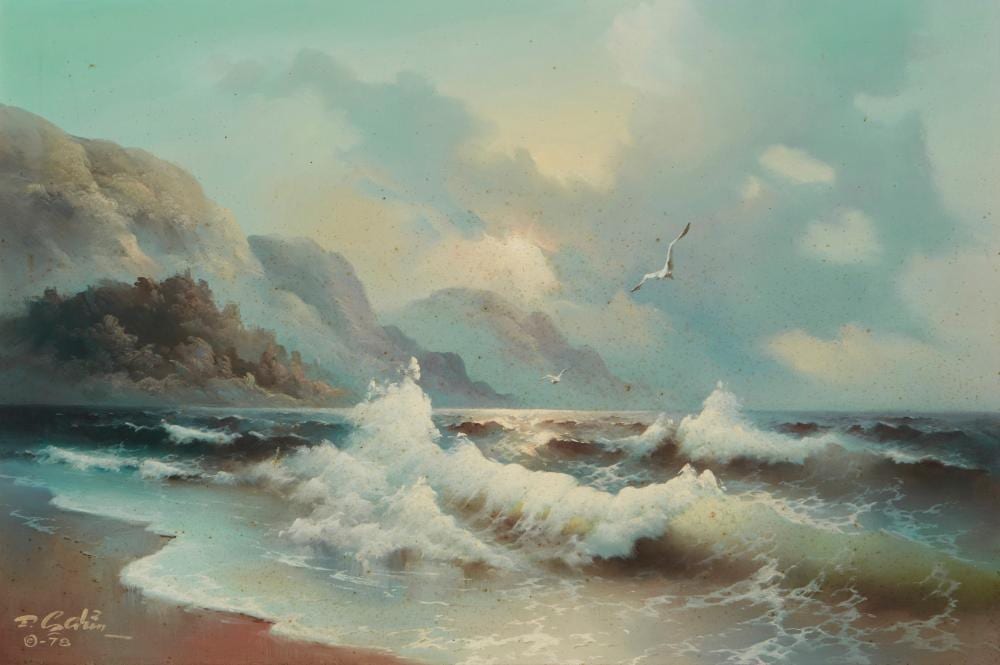 Eugene Garin comparable auction result: eugene garin 1922 1994 seascape 1978