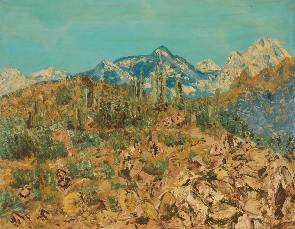 Jae Carmichael comparable auction result: jae carmichael 1925 2005 desert landscape