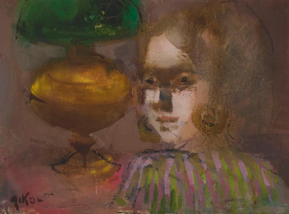 Ruth Gikow comparable auction result: ruth gikow 1915 1982 girl with lamp