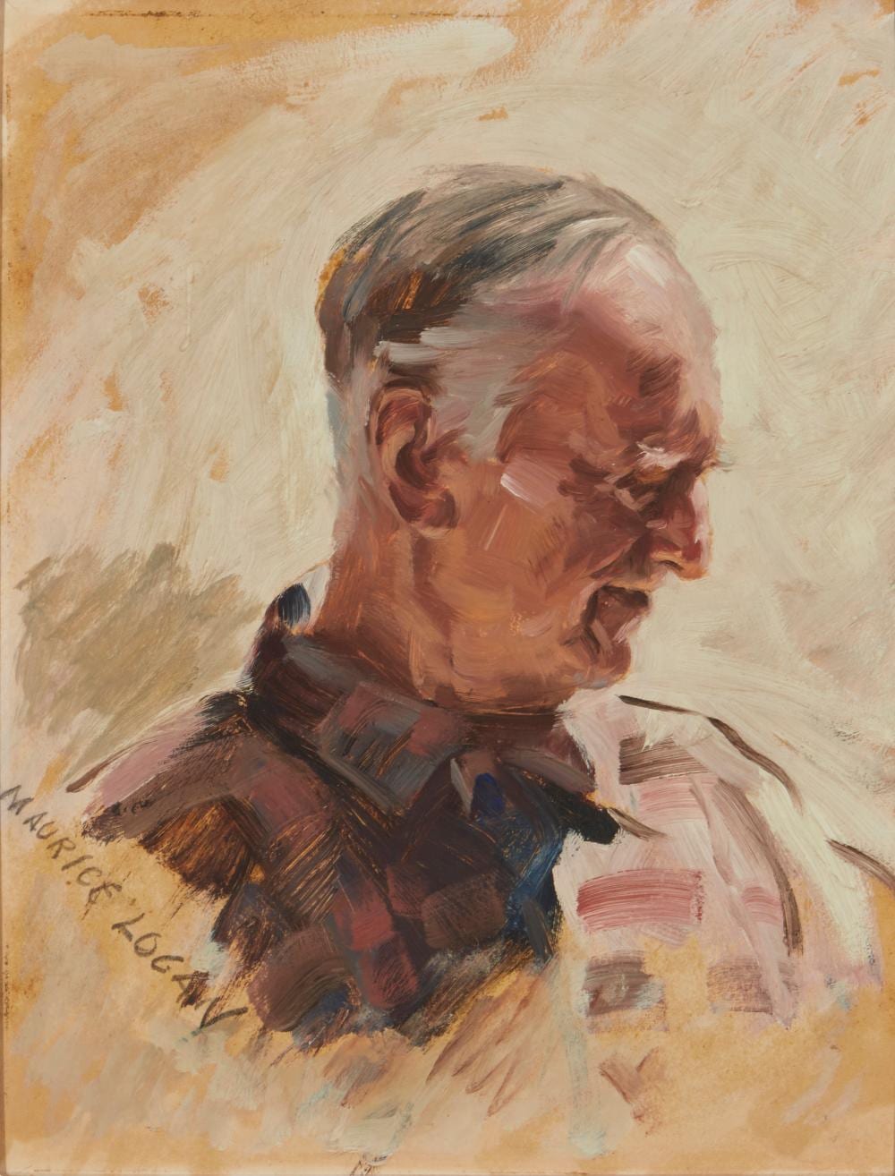 maurice logan 1886 1977 self portrait circa 1963 · John Moran Auctioneers · 2025-10-07 Maurice George Logan comparable auction result: maurice logan 1886 1977 self portrait circa 1963