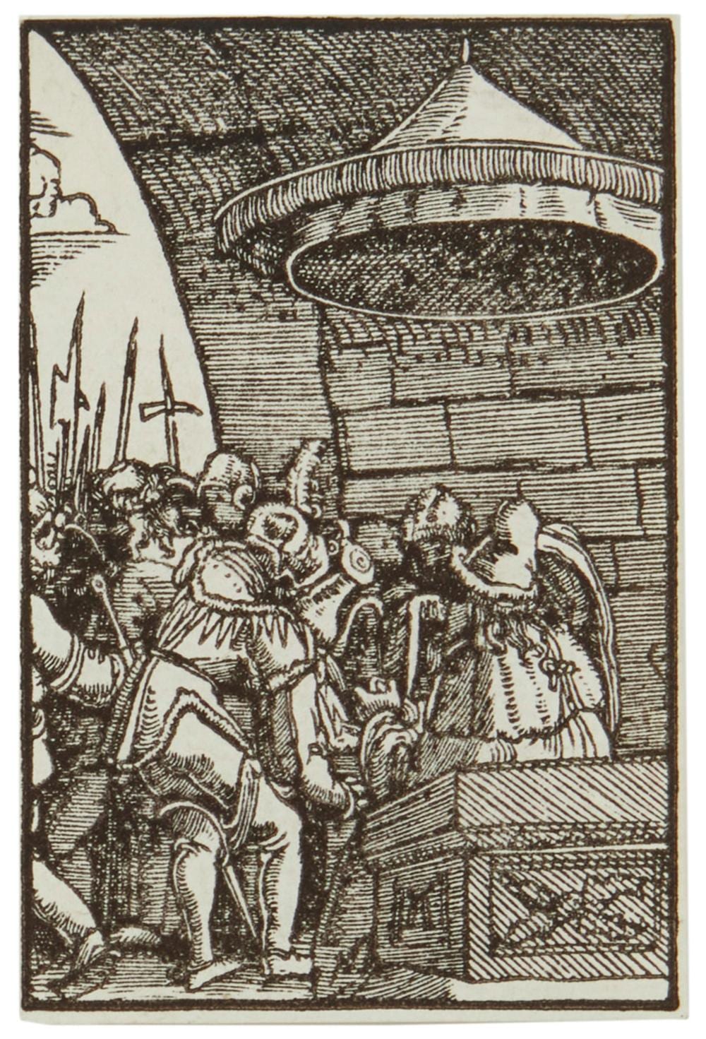 Albrecht Altdorfer comparable auction result: albrecht altdorfer 1480 1538 pilate washes his hands from the fall and salvation of mankind through the life and passion of christ circa 1513