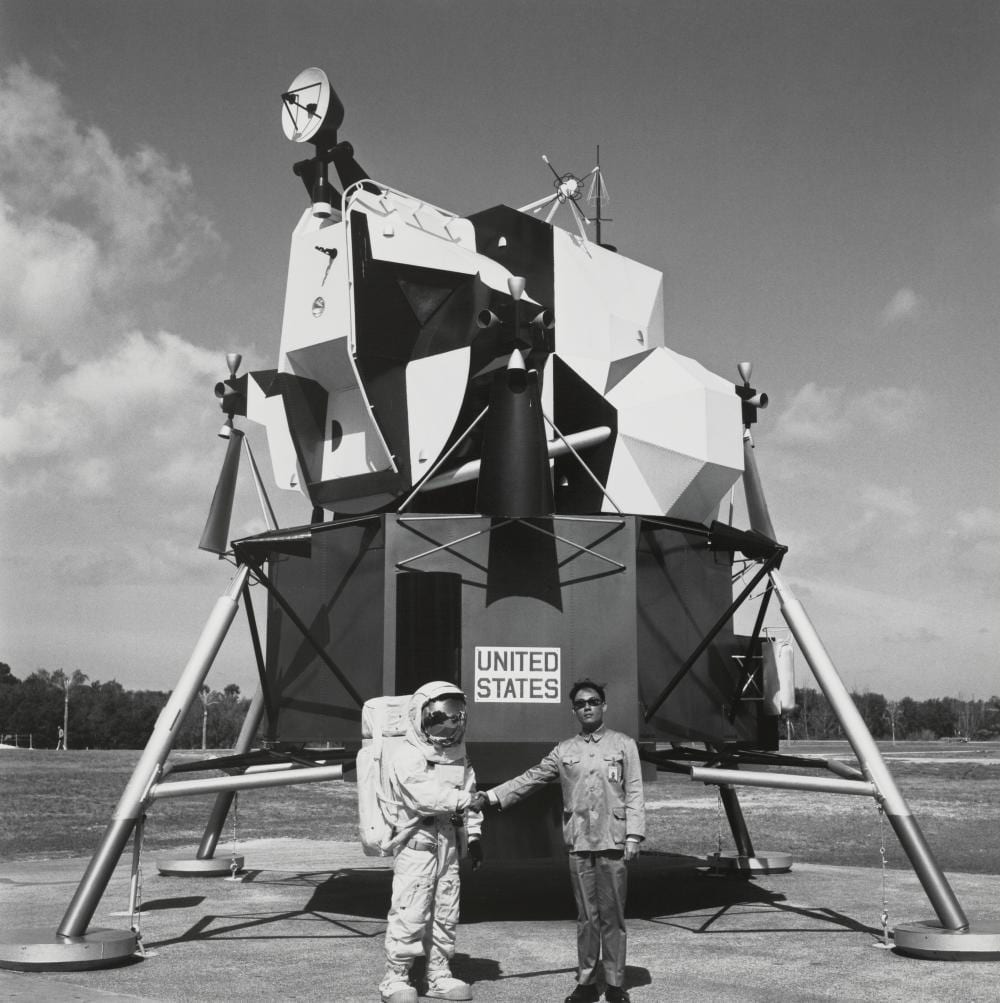Tseng Kwong Chi comparable auction result: tseng kwong chi 1950 1990 cape canaveral florida 1985 signed titled