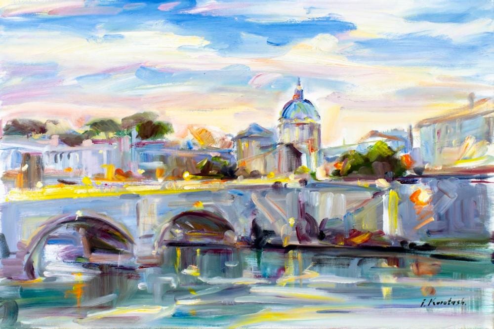 IGOR KOROTASH comparable auction result: ihor korotash ny ukraine b 1957 oil painting