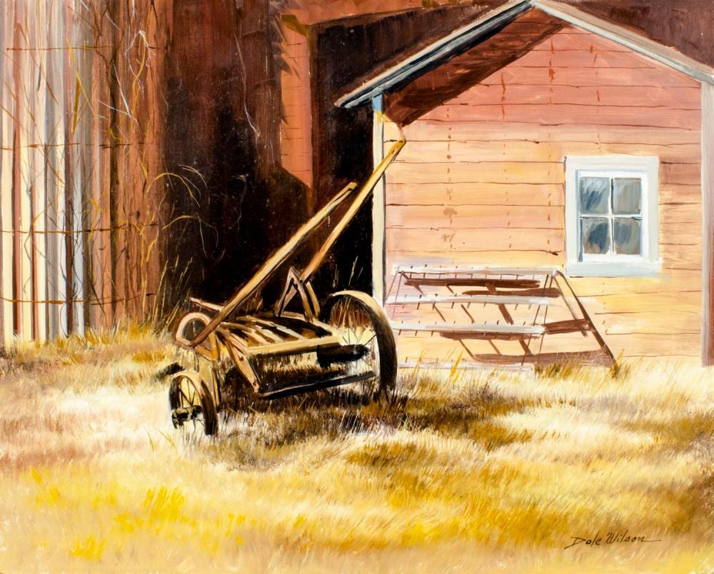 Dale Wilson comparable auction result: dale wilson ne tx 1917 oil painting