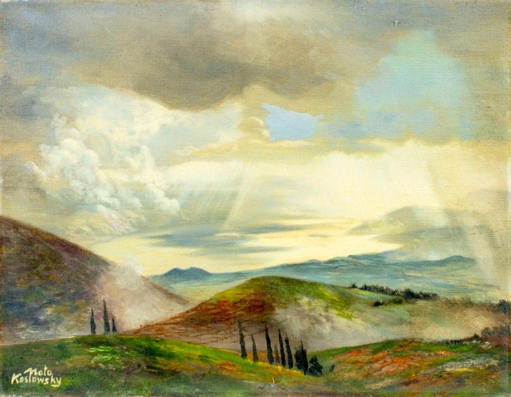 Nota Koslowsky comparable auction result: nota koslowsky ny poland 1906 1972 oil painting