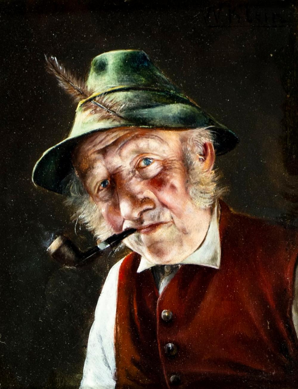 wilhelm klein german 1821 1897 oil painting antique · Broward Auction Gallery LLC · 2025-12-07 Wilhelm Klein comparable auction result: wilhelm klein german 1821 1897 oil painting antique