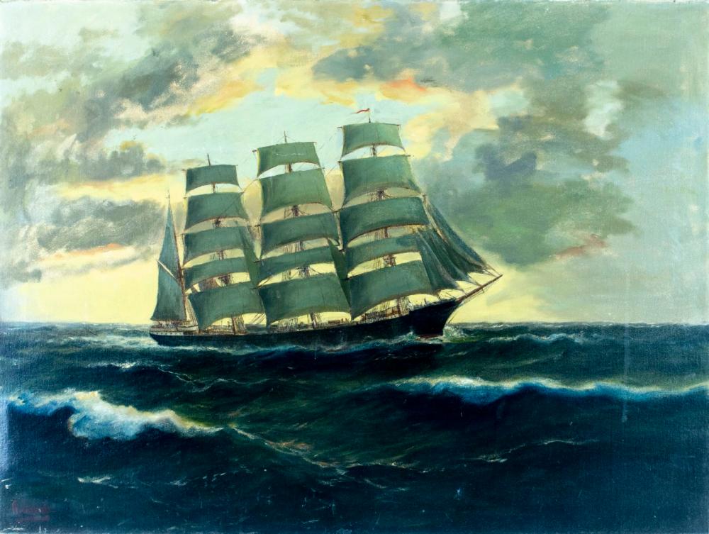 Alfred Gabali comparable auction result: alfred gabali ma german 1886 1963 oil painting
