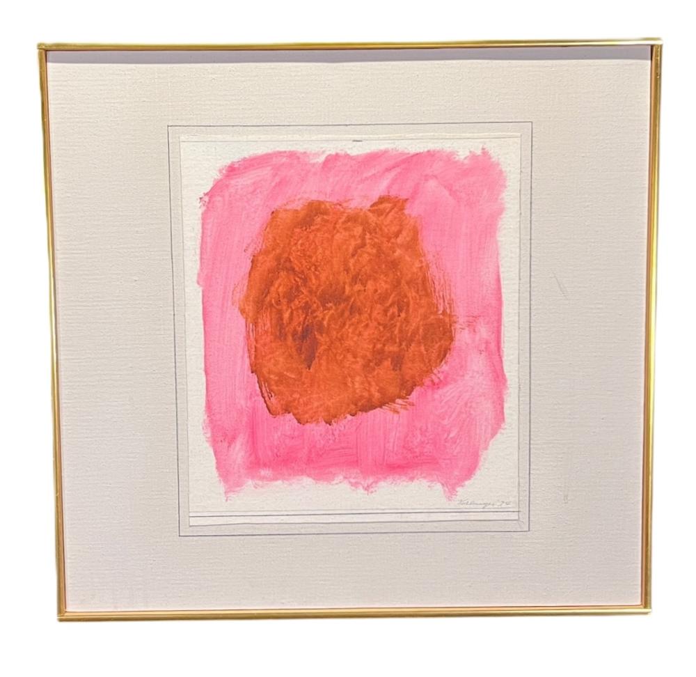 Ida Kohlmeyer comparable auction result: pink cluster by ida kohlmeyer