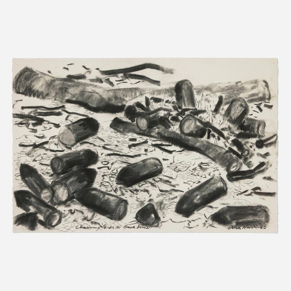 David Nash comparable auction result: david nash charring ends for black dome