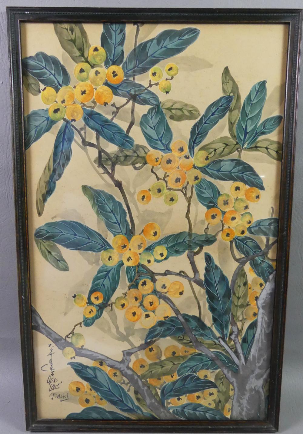 Toshio Aoki comparable auction result: toshio aoki still life painting