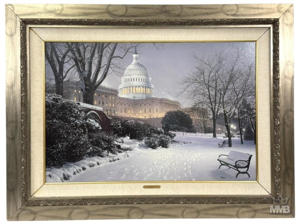 Rod Chase comparable auction result: rod chase evening on the hill giclee on canvas