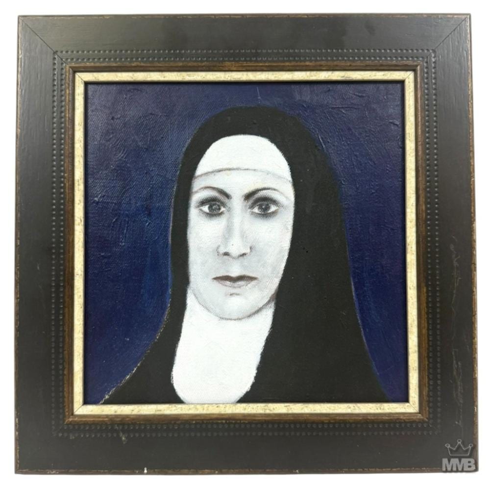 Albuquerque Mendes comparable auction result: albuquerque mendes b 1953 portrait of nun painting
