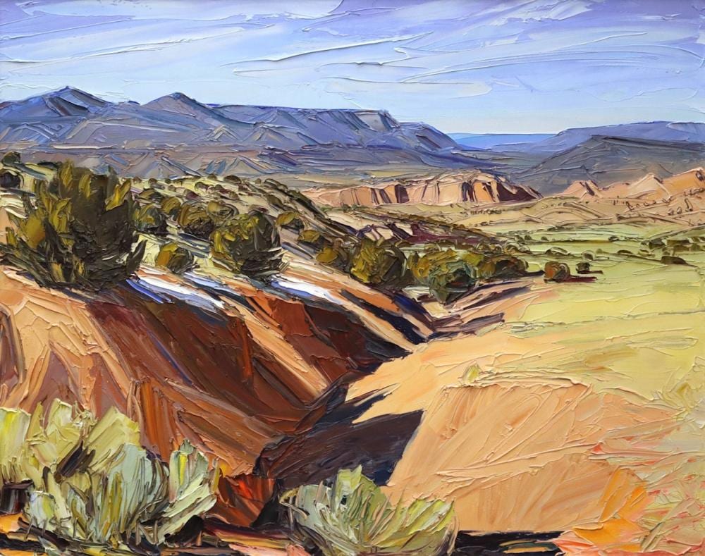 louisa mcelwain 1953 2013 midday badlands · Mark Sublette Medicine Man Gallery & Auction · 2025-10-17 Louisa McElwain comparable auction result: louisa mcelwain 1953 2013 midday badlands