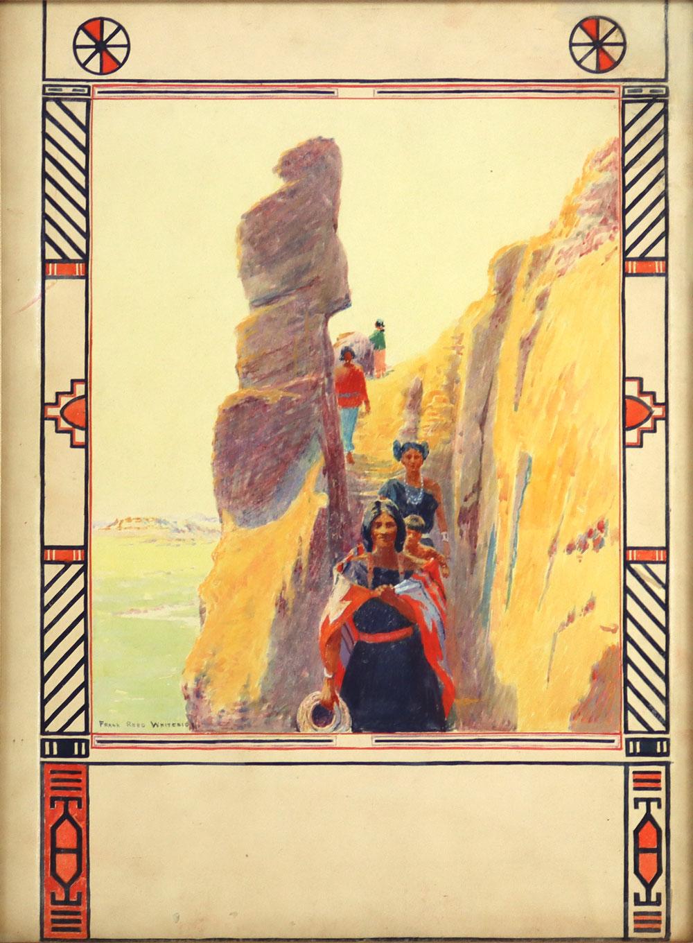 Frank Reed Whiteside comparable auction result: frank reed whiteside 1866 1929 trail to the waterhole