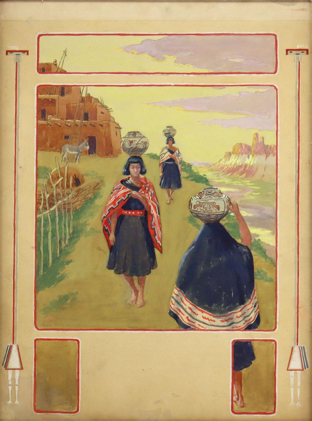 Frank Reed Whiteside comparable auction result: frank reed whiteside 1866 1929 water carriers