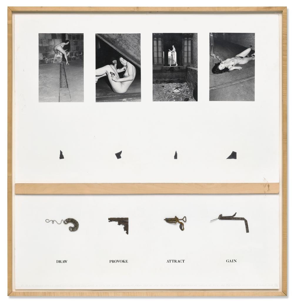 Hannah Wilke comparable auction result: hannah wilke 1940 1993 draw provoke attract gain gelatin silver prints