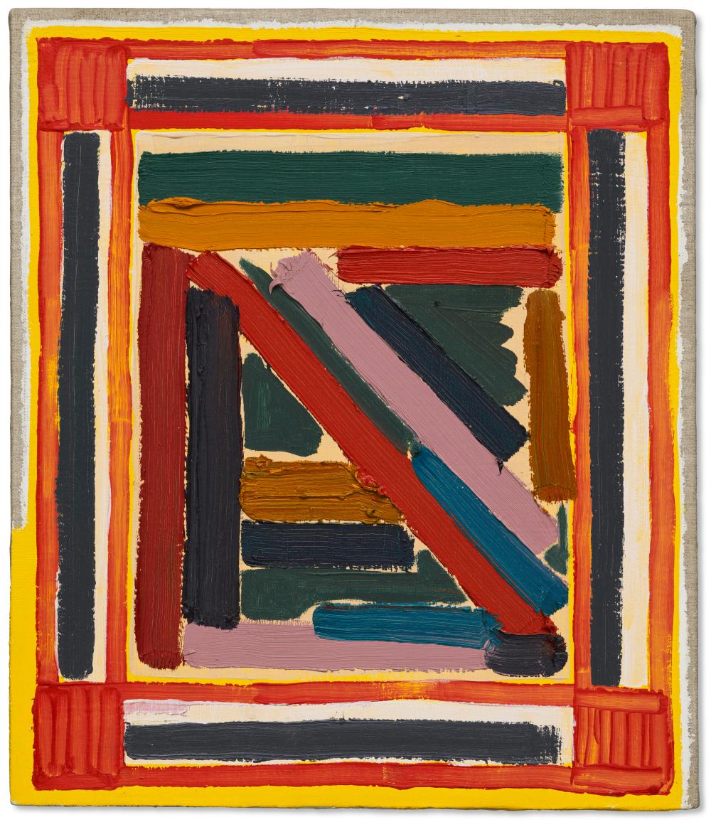 Matt Connors comparable auction result: matt connors b 1973 untitled oil on canvas14 x 12 in 35 6 x 30 5 cm