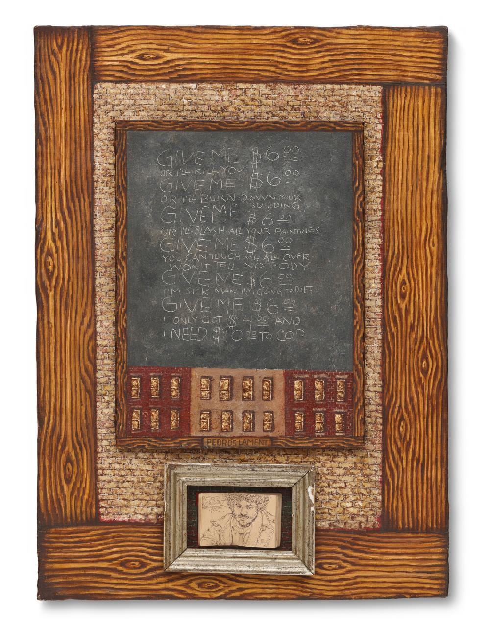 martin wong 1946 1999 pedro s lament acrylic and ink on canvas paper a · Christie's · 2025-09-30 Martin Wong comparable auction result: martin wong 1946 1999 pedro s lament acrylic and ink on canvas paper a
