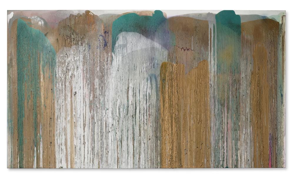John Michael Armleder comparable auction result: john armleder b 1948 untitled acrylic lacquer spray paint and glitte