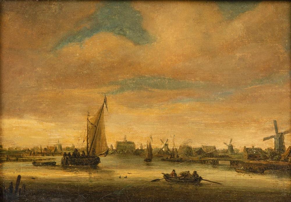 Jan van Goyen comparable auction result: jan van goyen 1596 1656