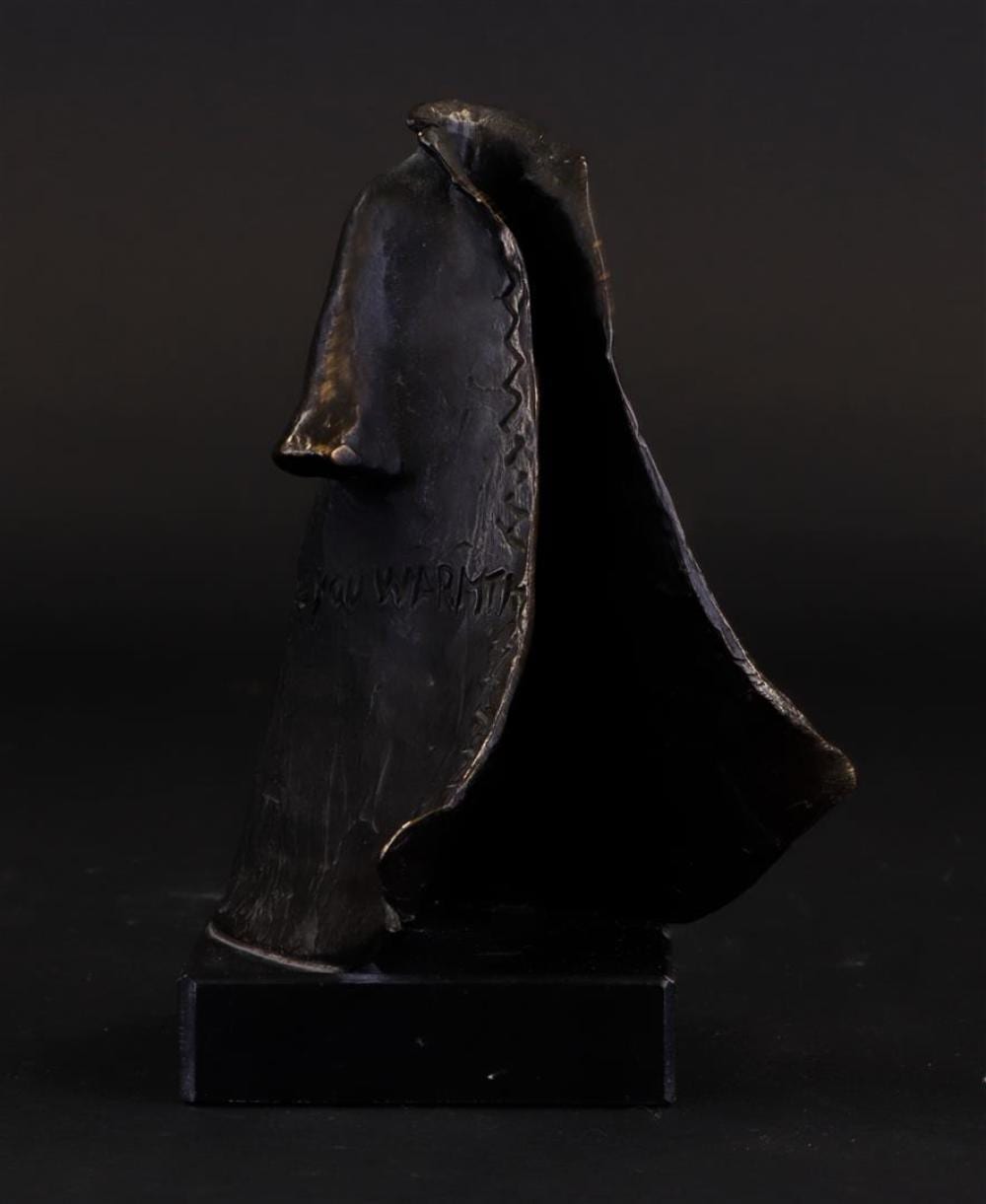 Corry Ammerlaan comparable auction result: corry ammerlaan 1947 give you warmth bronze signed and annotated on the back 16 x 12 cm