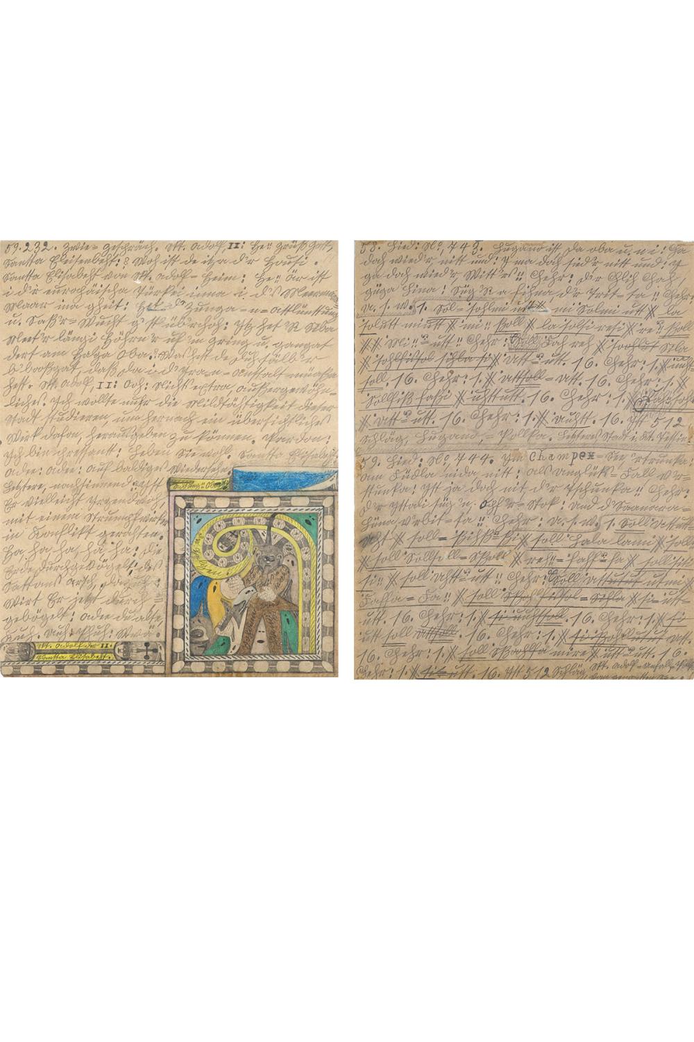 Adolf Wölfli comparable auction result: adolf w lfli 1864 1930 johann lang von sumiswald 1917