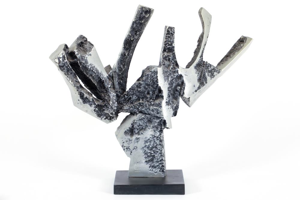 Jim Myford comparable auction result: jim myford cast aluminum abstract sculpture