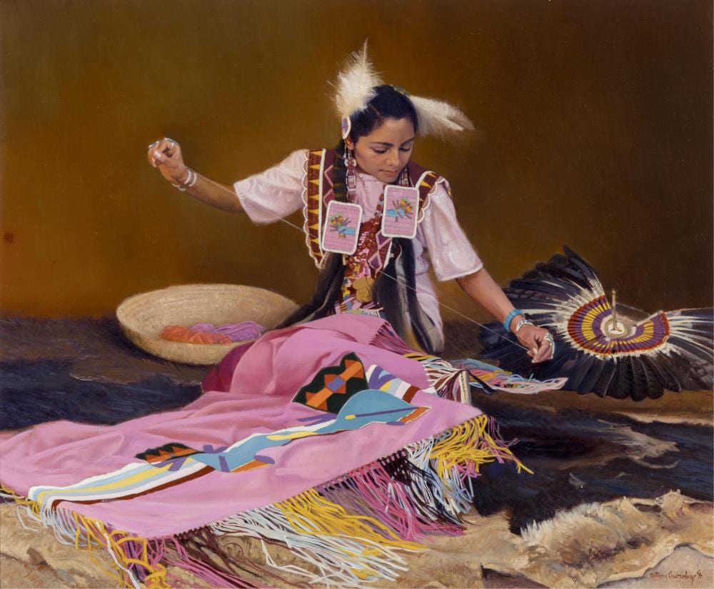 Don Crowley comparable auction result: don crowley 1926 2019 the seamstress oil on canvas 20 x 24 inches