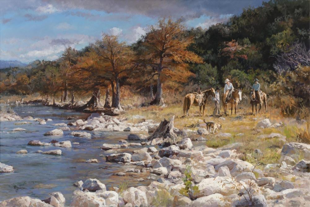 James Robinson comparable auction result: james robinson 1944 2015 five minute break oil on canvas 24 x 36 inches