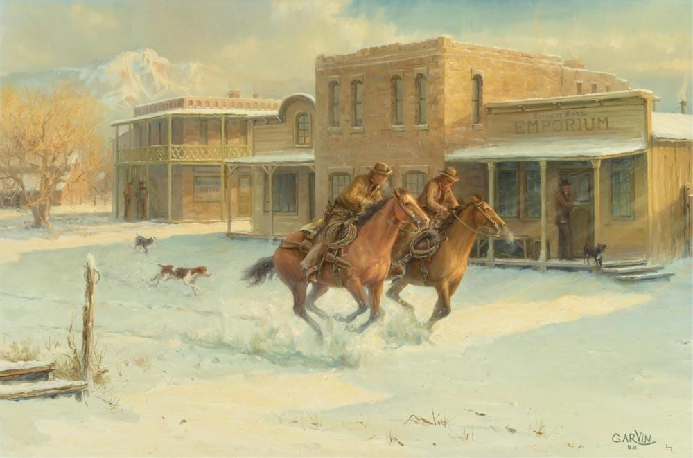 barbara garvin 1936 2006 sunbeams and snow dust 1979 oil on canvas 24 x 36 inches · Lone Star Art Auction · 2025-11-01 Barbara Garvin comparable auction result: barbara garvin 1936 2006 sunbeams and snow dust 1979 oil on canvas 24 x 36 inches