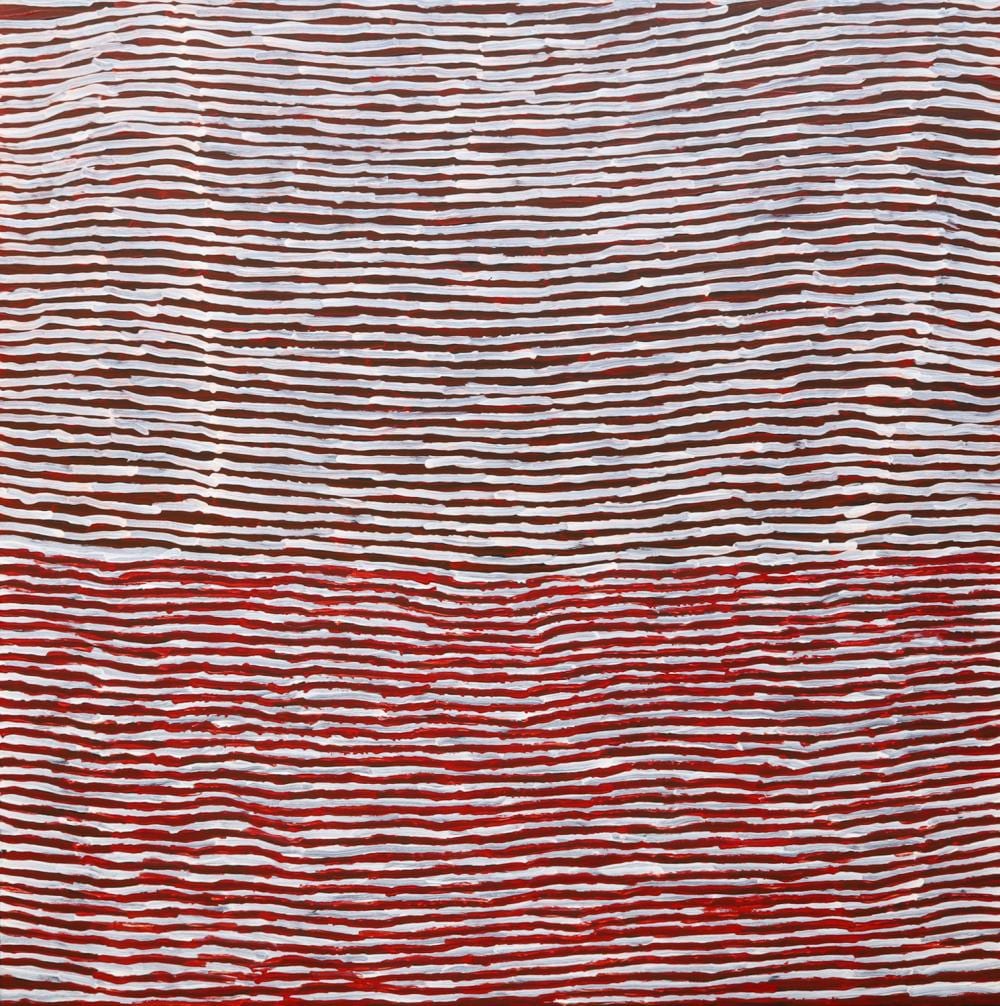 Winnie Reid Nakamarra comparable auction result: winnie reid nakamarra my mother s country acrylic on linen 130cm x 130cm