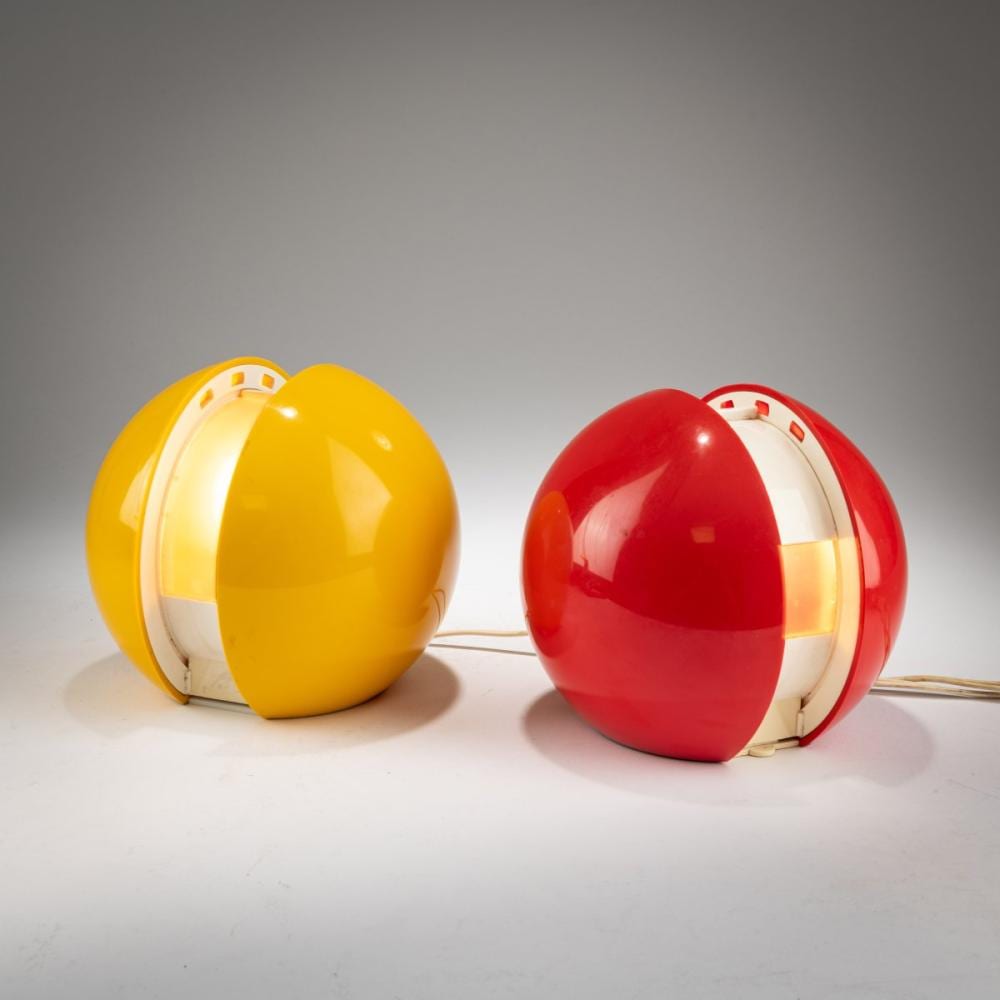 Gianni Colombo comparable auction result: gianni colombo two gea table lights c 1970