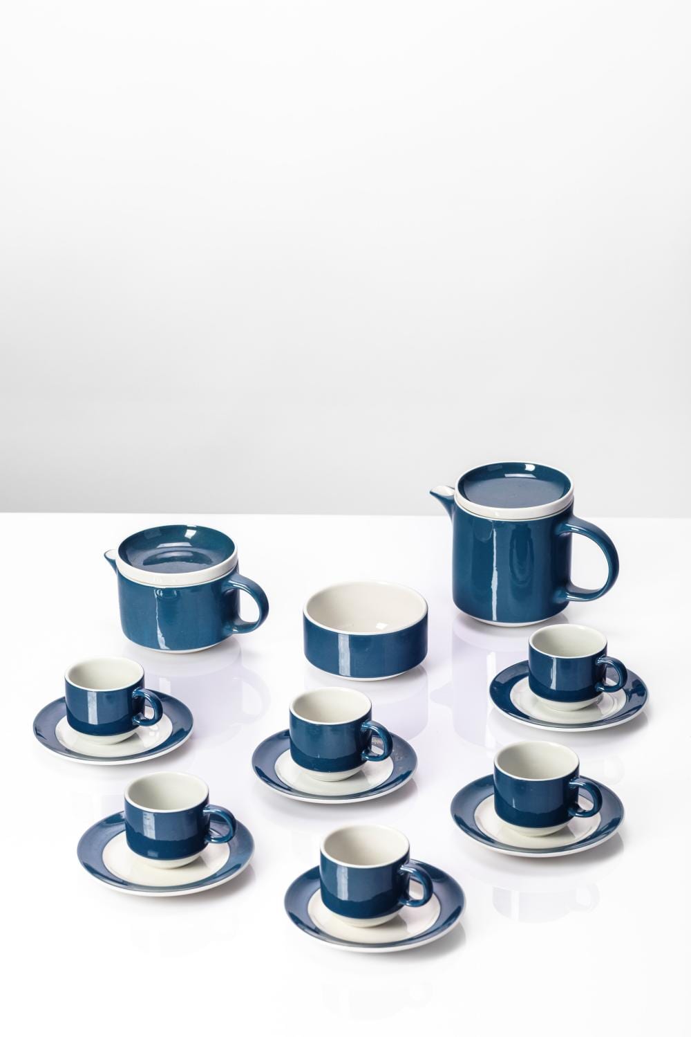 Giovanni Gariboldi comparable auction result: giovanni gariboldi 1908 1971 colonna coffee set 1954