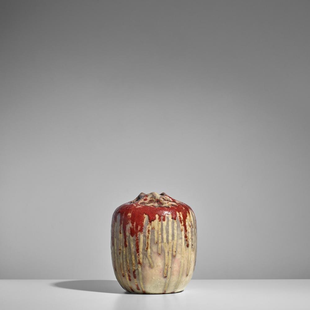 Raoul Lachenal comparable auction result: raoul lachenal 1885 1956 vase1904glazed stoneware incised r lachenal height 8in 20cm diameter 6 1 2in 16cm