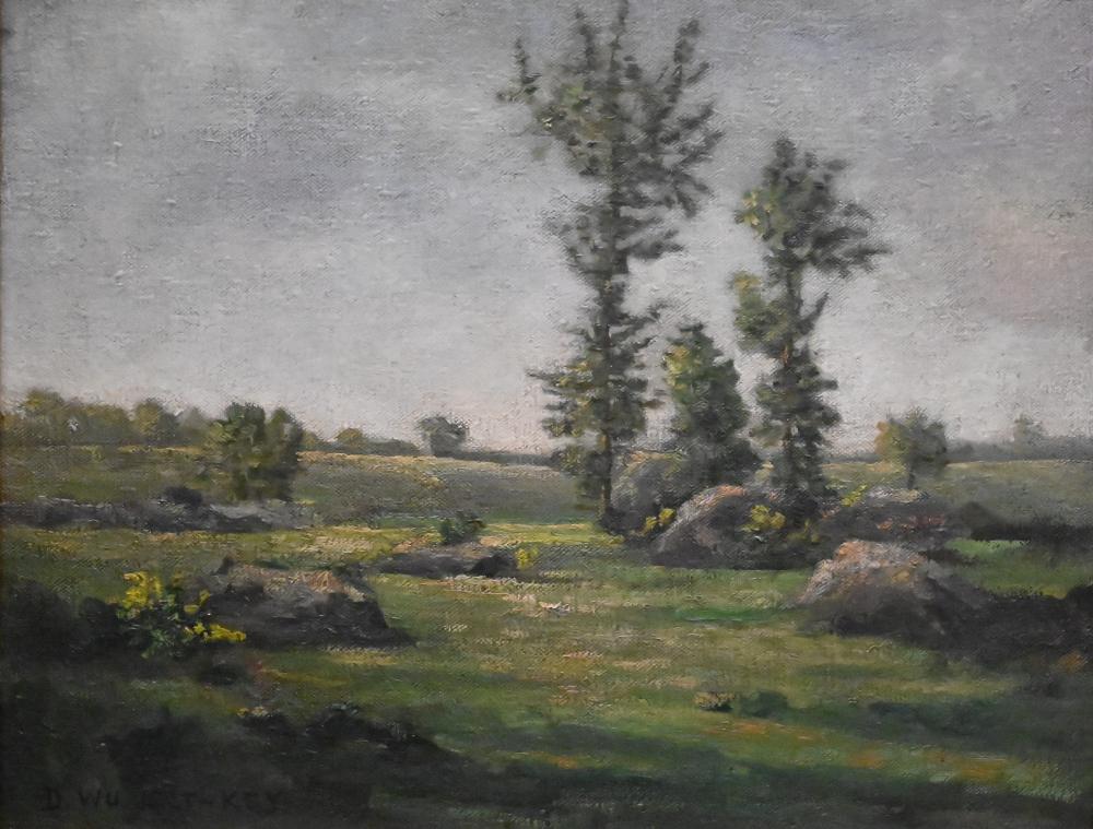 David Wu Ject-Key comparable auction result: david wu ject key chinese canadian 1890 1968 summer time pastoral landscape oil on canvas signed lower left d wu ject key inscribed verso 16 x 20