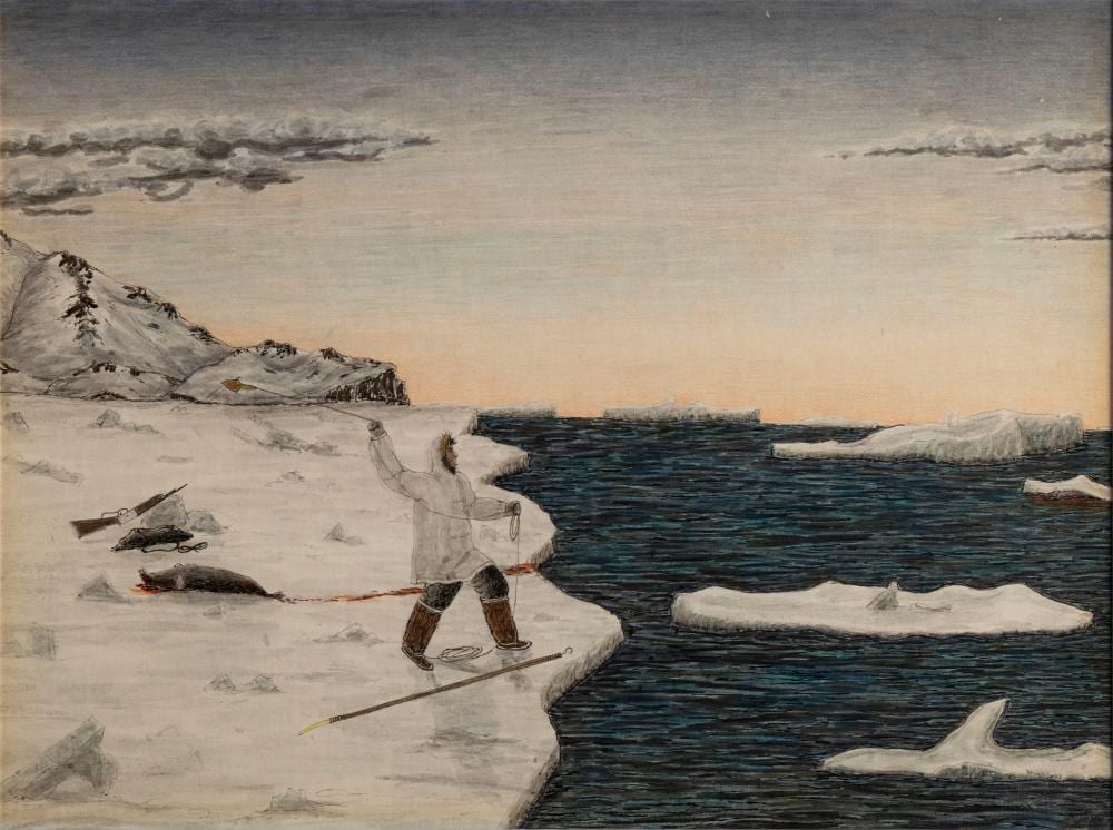 James Kivetoruk Moses comparable auction result: james kivetoruk moses inupiat 1903 1982