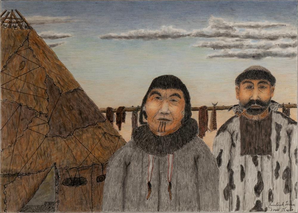 James Kivetoruk Moses comparable auction result: james kivetoruk moses inupiat 1903 1982
