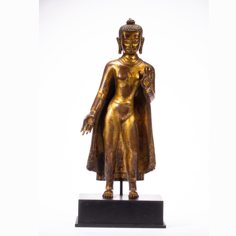 GILT - BRONZE BUDDHA STATUE sold by Eden Fine Antiques Galleries LLC, lot 496 — auction record photograph