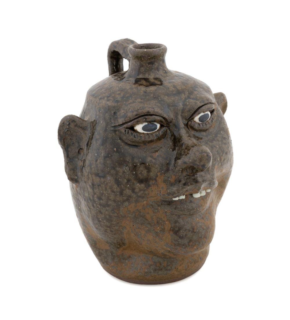 Lanier Meaders comparable auction result: lanier meaders southern pottery face jug
