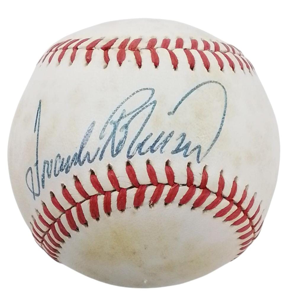 Frank Robinson comparable auction result: frank robinson mlb autographed baseball