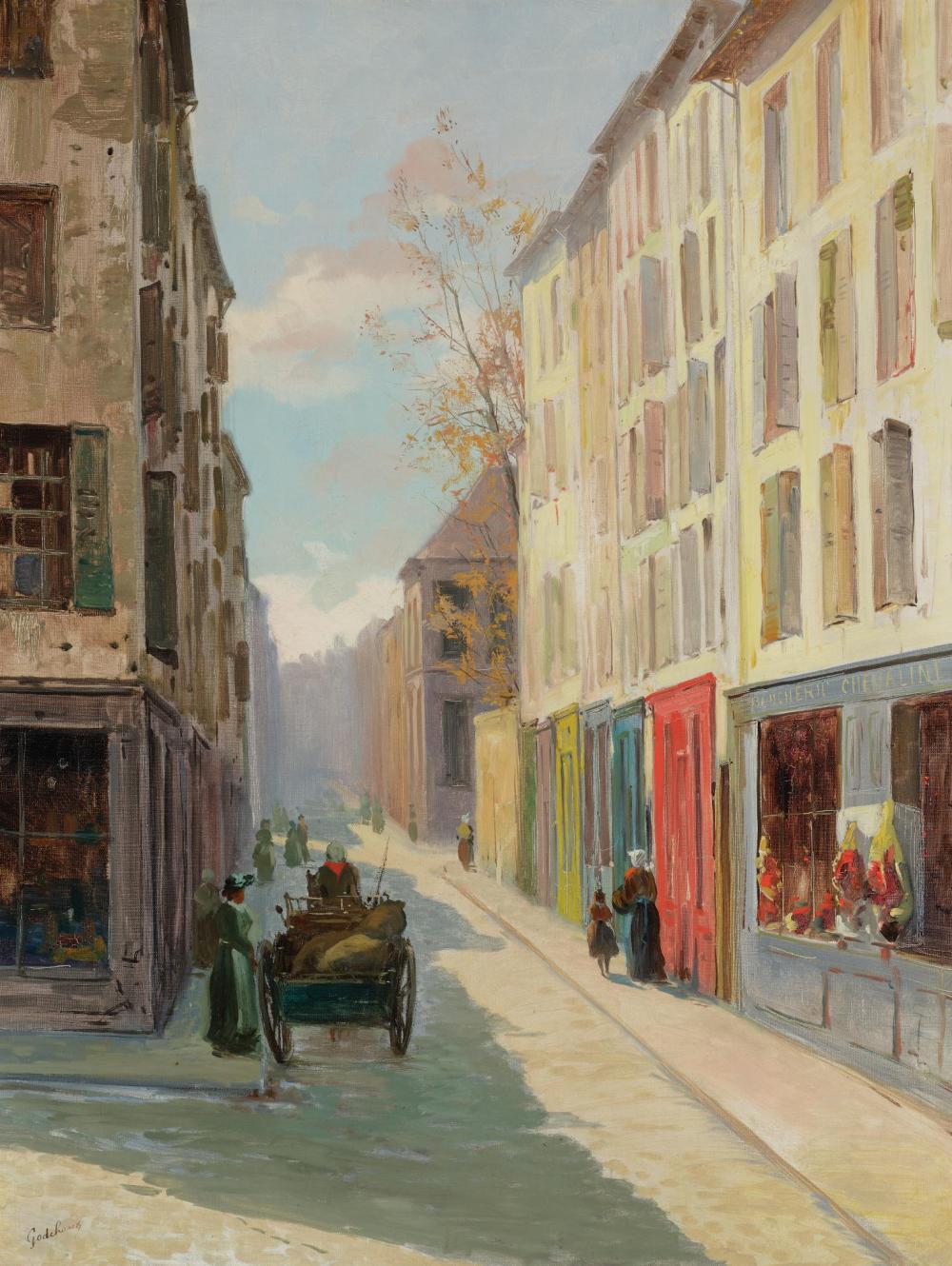 Emile Godchaux comparable auction result: emile godchaux 1860 1938 rue anim e
