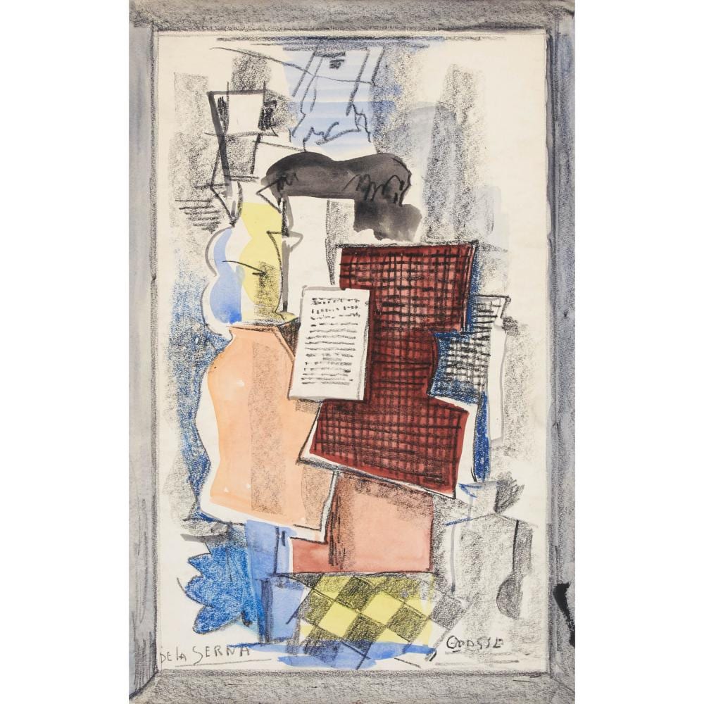 Ismael González de la Serna comparable auction result: ismael gonz lez de la serna 1898 1968 composition 1949