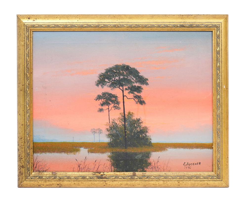 Ellis Buckner Original Highwaymen Painting sold by Abington Auction Gallery, lot 67 — auction record photograph