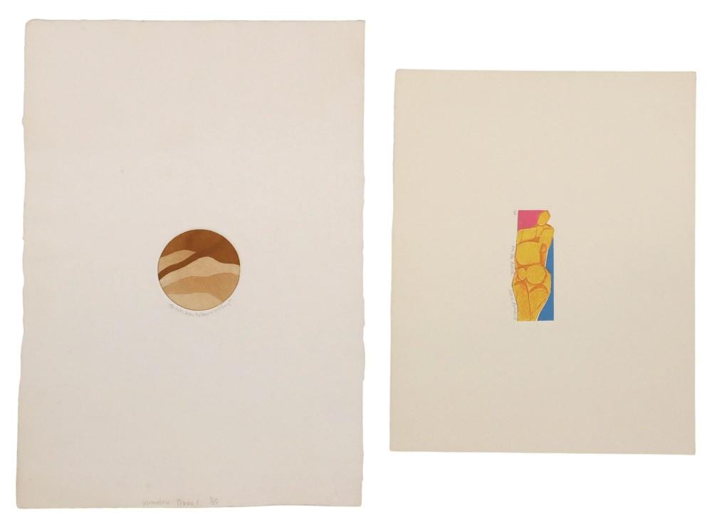 2 clare romano thomas nawrocki intaglio prints · Austin Auction Gallery · 2025-10-10 Clare Romano comparable auction result: 2 clare romano thomas nawrocki intaglio prints