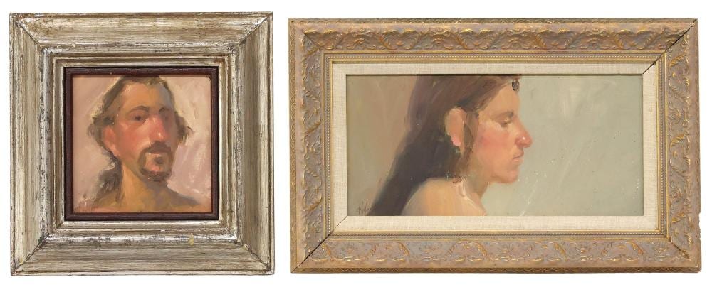 Don Ward comparable auction result: 2 don ward b 1947 paintings figure studies