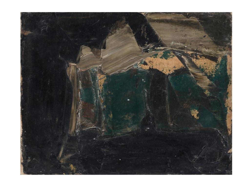Liliane Klapisch comparable auction result: liliane klapisch n e en 933 abstraction en noir et vert