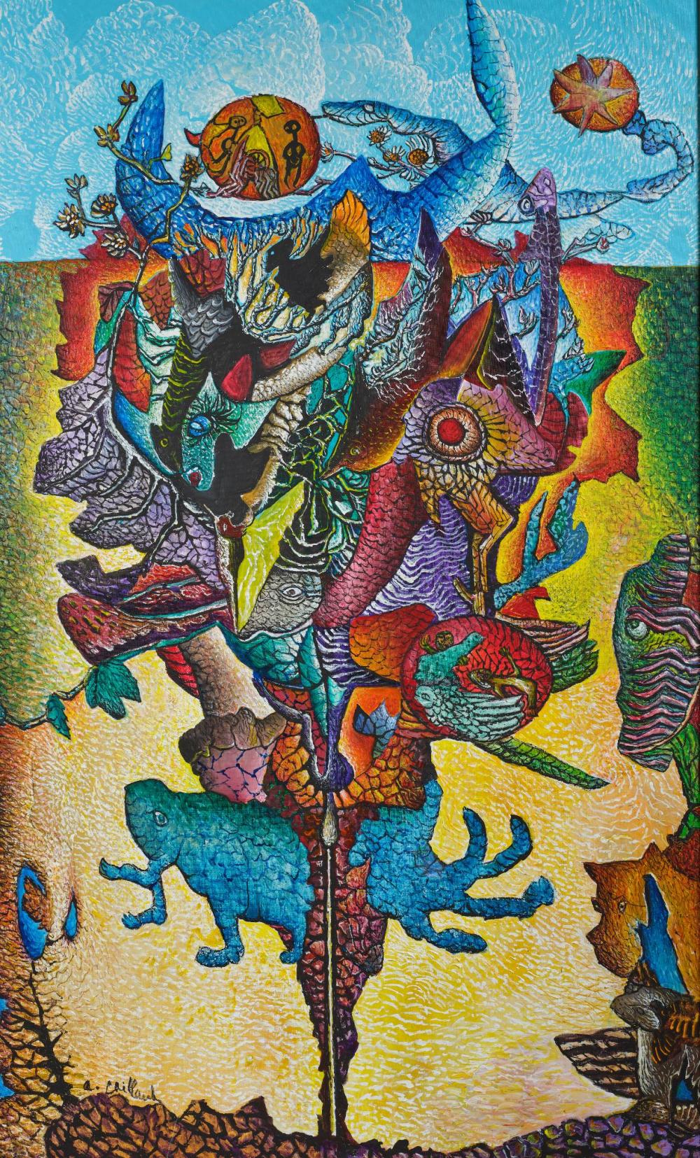 aristide caillaud 1902 1990 le pinceau aux pots de b te · ARTESIA - Maison de Ventes aux Enchères · 2025-10-11 Aristide Caillaud comparable auction result: aristide caillaud 1902 1990 le pinceau aux pots de b te