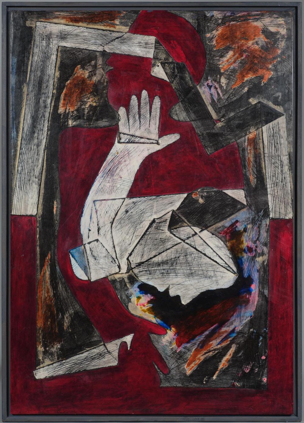 Jozef Jankovic comparable auction result: jozef jankovic 1937 2017 composition en violet