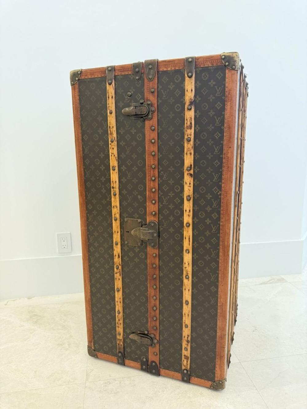 Louis Vuitton Wardrobe Steamer Trunk sold by Joshua Kodner, lot 60 — auction record photograph