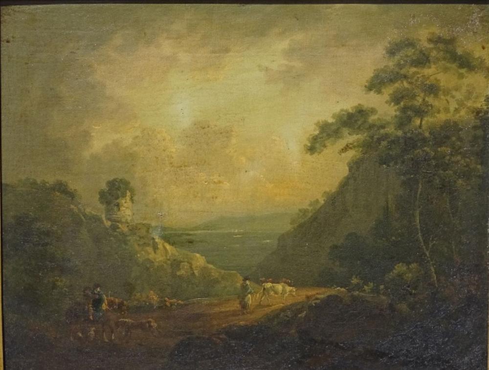 Julius Caesar Ibbetson comparable auction result: julius caesar ibbetson oil canvas landscape
